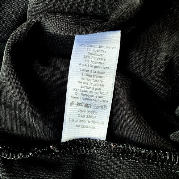 anthropologie weston black eyelet midi skirt L - Picture 7 of 8